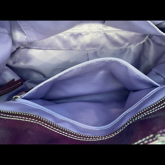 Coach Patent Plum Purple Bucket Handbag - Picture 9 of 11